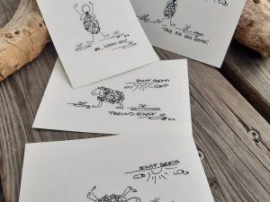 Postkarte Schaf Berta